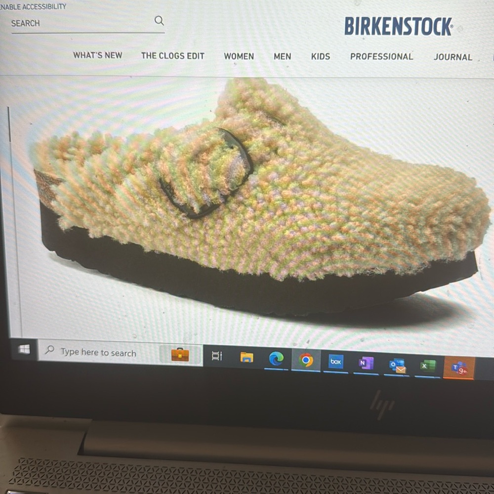 Birkenstock papillio Boston shearling clog